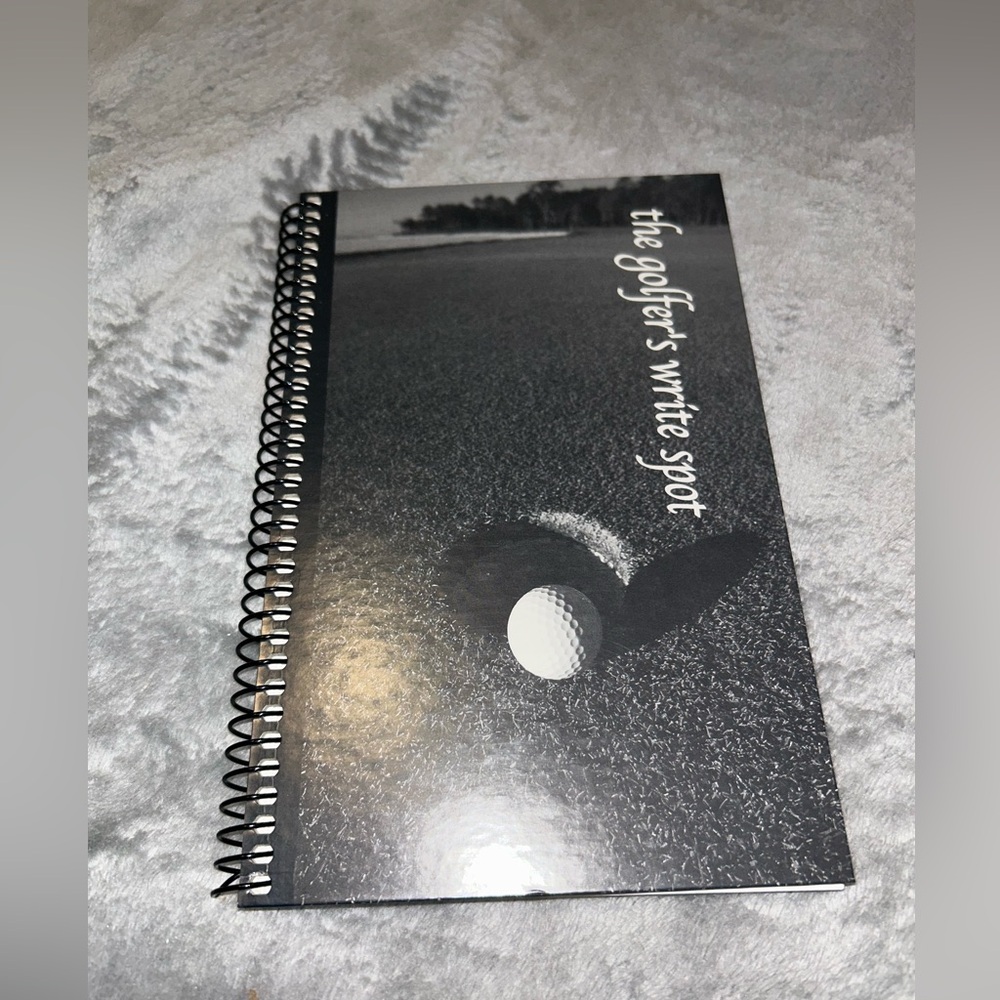 The Golfer’s Write Spot, Hardcover, Spiral Bound Notebook